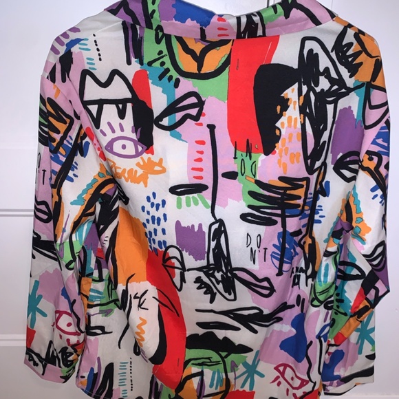 Patterned blouse - Picture 3 of 4